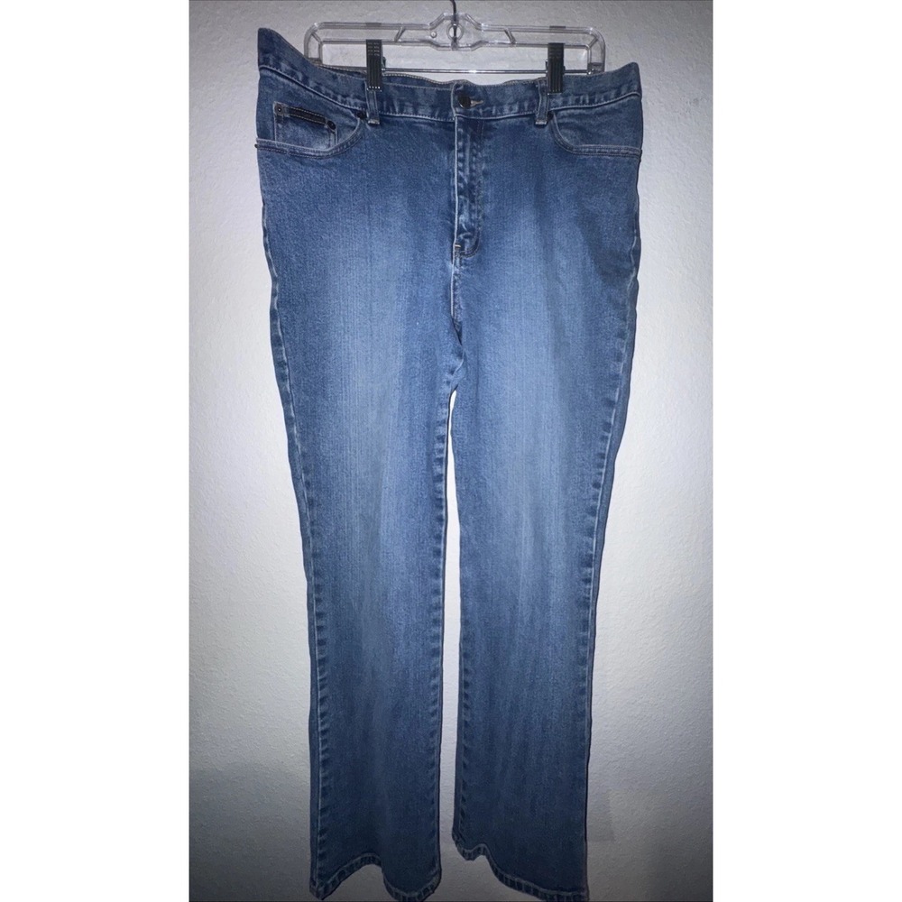 🗽New‎ York & Company Women's  Jeans Size 14 Blue Denim